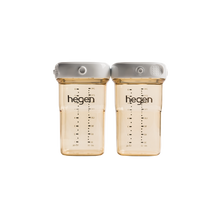 Load image into Gallery viewer, HEGEN PCTO™ 240ML/8OZ BREAST MILK STORAGE PPSU, 2-PACK
