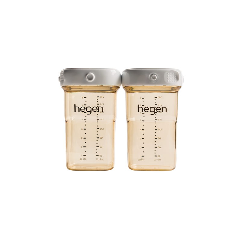 HEGEN PCTO™ 240ML/8OZ BREAST MILK STORAGE PPSU, 2-PACK